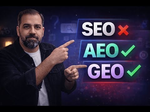 SEO vs AEO vs GEO – Why Traditional SEO Is No Longer Enough