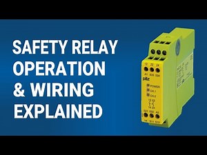 How Safety Relays Work | Operation, Wiring, and Advanced Applications Explained.