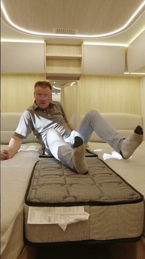 See This Convertible Twin Bed #leisurevans #luxury