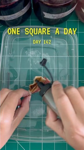 Day 162 making the square quilt.