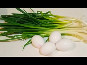 Spring Onion with Egg Recipe