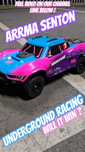 Will They Win Racing a Stock Senton #fastrc #rc #rccars #rcbasher #rcracing #arrma #trophytruck #fun