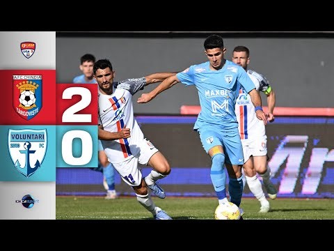 Chindia Târgoviște - Voluntari 0-2. Ilfovenii s-au impus în inferioritate numerică