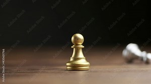 The concept of competition and changing employees at work in the form of chess pieces