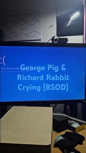 Peppa Pig George Pig and Richard Rabbit Crying (BSOD)