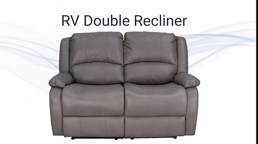Amazon.com: RecPro Charles 58" Powered Double RV Wall Hugger Recliner Sofa RV Loveseat with Upgraded 2023 Fabric (Putty) : Automotive