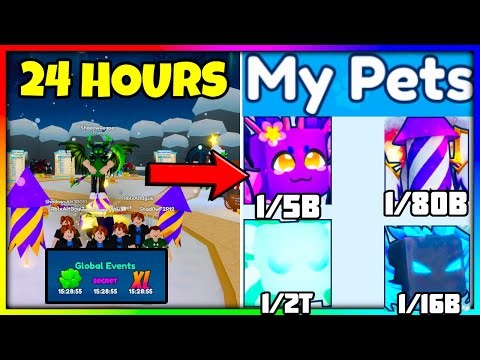 Hatched New Years Egg for 24 hours w/ 7 accounts (Insane Luck! 🍀) | BGS Infinity ♾️