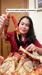 Panalo ang lasa kahit walang sawsawan. #kahampasqueenvlogs #kingcrab #Alaska #crabs #asmr #seafood #seafoodlovers #fyp #viralreels #kingcrablegs #mukbang | Kahampas Queen Vlogs