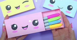 How To Make A Super Cute Paper Pencil Box