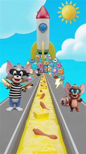 Tom & Jerry Chaos in Roblox! 🐱🐭 Fun Gameplay #roblox #robloxgamedesign #robloxshorts