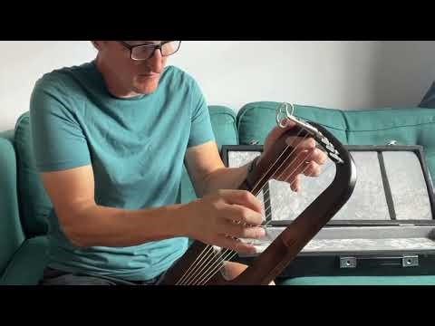 7-String Lyre, Torrefied Spruce, Maple, and Aquilla Nylgut Strings