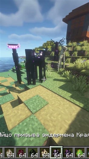 20 НОВЫХ ЭНДЕРМЕНОВ Enderman overhaul ОБЗОР МОДА ЗА 20 СЕКУНД В МАЙНКРАФТ #minecraft #моды
