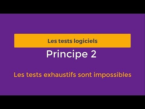 [Tests logiciels] Principe 2 – Les tests exhaustifs sont impossibles