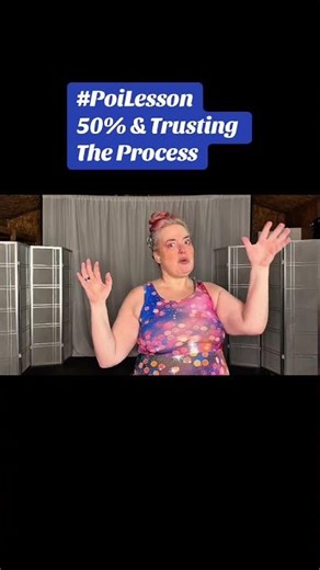 Pt1 Poi 50% & Trusting The Process #poi #PoiSpinning #PoiDance #FlowArts #PoiTutorial