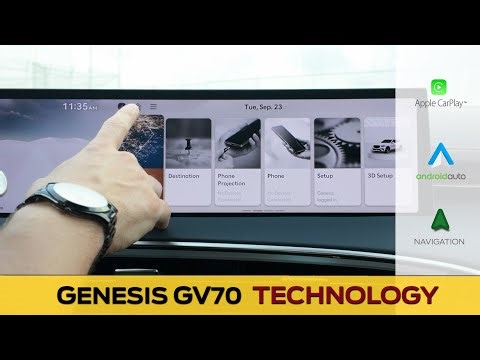 Media Screen in the Genesis GV70 | CarPlay, Android Auto, Tricks, Reboot and more! (2026 model)