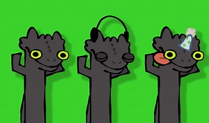 没牙仔跳舞！！！！ Toothless Dancing Meme [NEW VARIATIONS]
