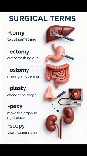 otomy vs ostomy:What’s the Difference? Master Medical Terminology !6 Surgical Suffixes You MUST Know