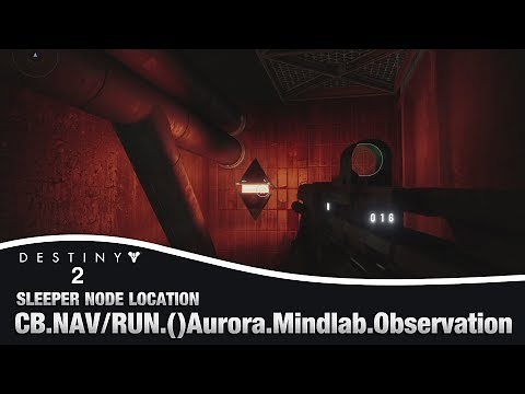 DESTINY 2 - Aurora Mindlab Observation Sleeper Node Location | (Override Frequency Cache)