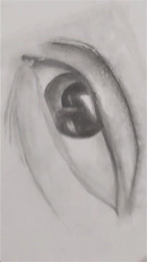 How to draw a hyper realistic eye #art #trending