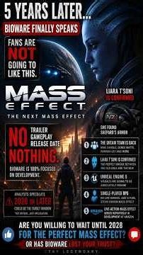 Mass Effect 5: BioWare FINALLY Breaks Silence After 5 Years #MassEffect5 #MassEffect #BioWare