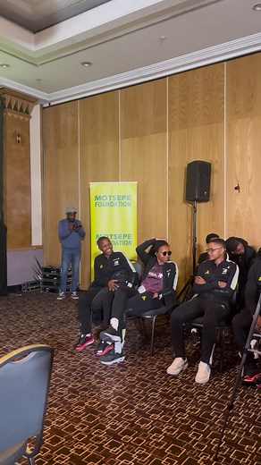 The Banyana Banyana players have arrived for today’s announcement 📣 #WorldCupWednesday #RoadToTheFIFAWWC | gsport4girls!