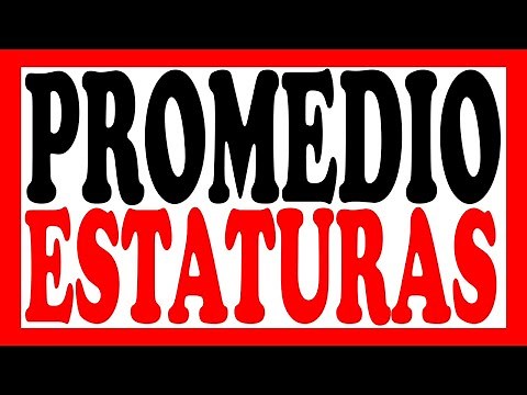 Algoritmo para obtener la estatura promedio de un grupo de personas
