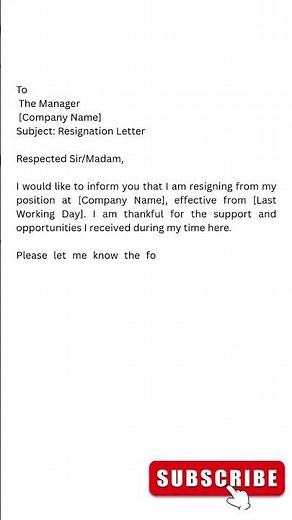 Resignation Letter Resign Letter Resignation Letter Format Resignation Letter Sample