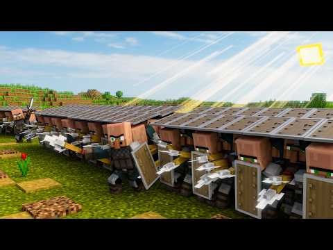 Villager VS Pillager: The Great WAR! (Minecraft Animation)