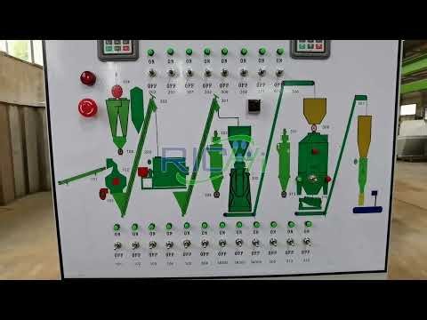 South Africa Straw Pellet Plant Test Running Video