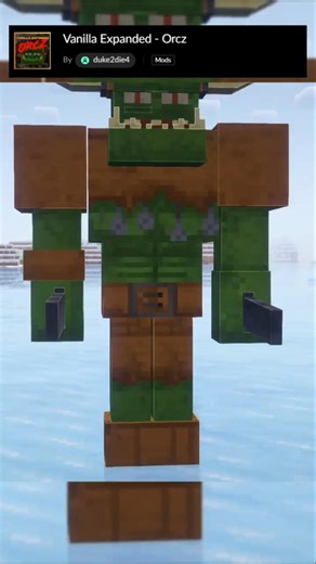 “The orcs invaded my world! 😱 | Orc Mod” #minecraft