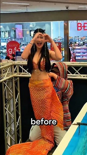 The Right Way to Put On a Mermaid Tail‼️😱