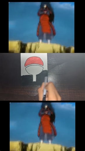 How to Draw the Uchiha Clan Symbol | Easy Step-by-Step