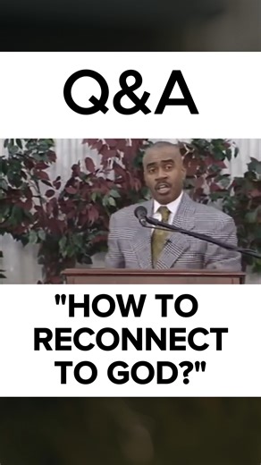 Pastor Gino Jennings Answers a Letter: “How to Reconnect to God” #reconnecttoGod #faith #holiness #jesus #God | PUT GOD FIRST