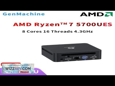 2025 GenMachine New Mini PC R7 5700U 4800H ES AMD Ryzen7 5700U