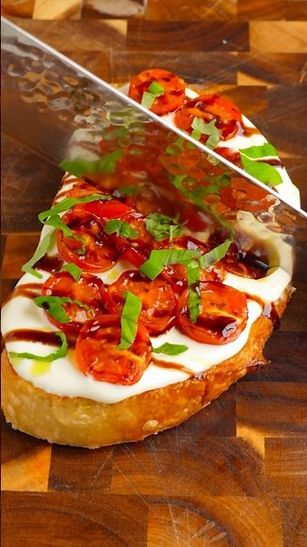 Whipped Ricotta & Blistered Cherry Tomatoes Toast