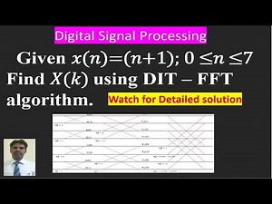 Calculation of DFT using DIT FFT Algorithm