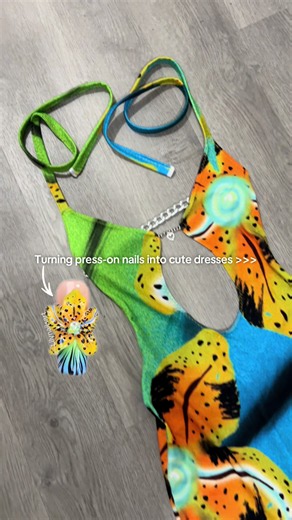 Creating Unique Dress Designs from Nail Art Inspiration