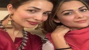 Malaika Arora challenges sister Amrita for arm-wrestling competition - find out who won