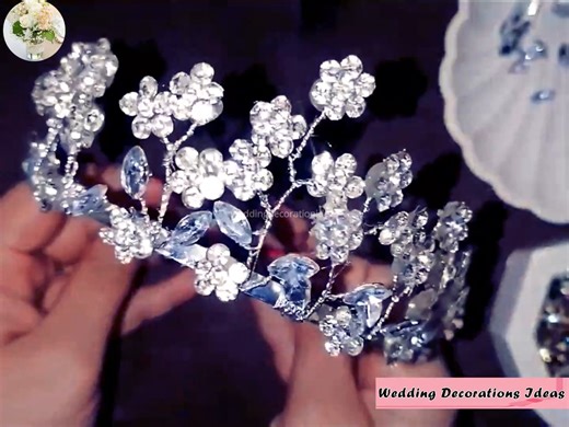 4.6K views · 197 reactions | How to Make Cute Bridal Tiara | Wedding Decoration Ideas | Facebook