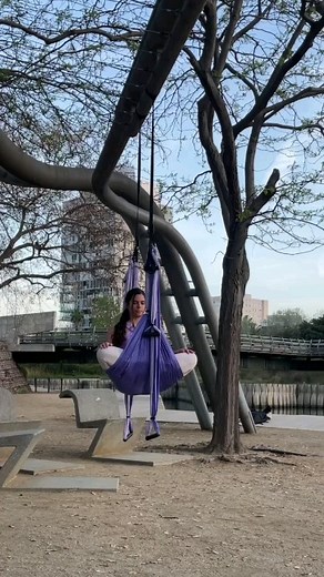 YOGABODY on Instagram: "Sunrise yoga? If you look around your town, you’ll quickly find places where you can easily hang a Yoga Trapeze for amazing outdoor practice sessions. #YogaTrapeze"