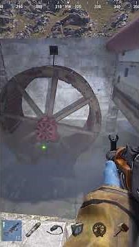Rust Water Wheel (How Not To Block River Flow?) #rust #rustgame