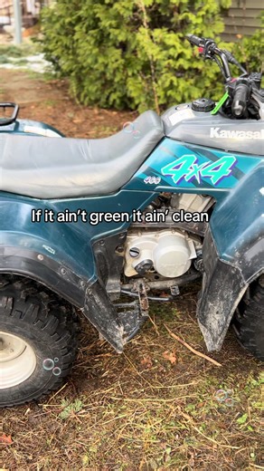 If it ain’t green it ain’t clean#fypシ゚viral #thatcleankawiqaud #kawsakibyou400 #jesuslovesyou