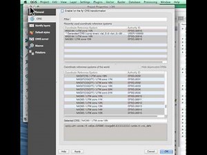 Map Projections in QGIS