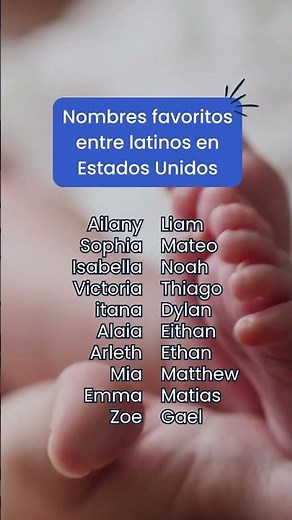 Nombres populares entre latinos en Estados Unidos