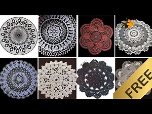 21 FREE Crochet Doily Patterns - Circular Doilies