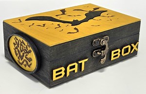 Bat Box Personalization Available Bat Man Inspired - Etsy