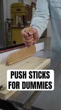 Push sticks that actually work #woodworkingtips #safety