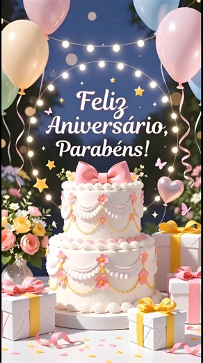 Feliz Aniversário, parabéns pra você nesta data querida! #Parabens #parabenspravoce #FelizAniversario #paravoce | Mensagem de Aniversário