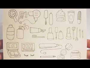 Makyaj ve Kozmetik Malzemeleri nasıl çizilir?