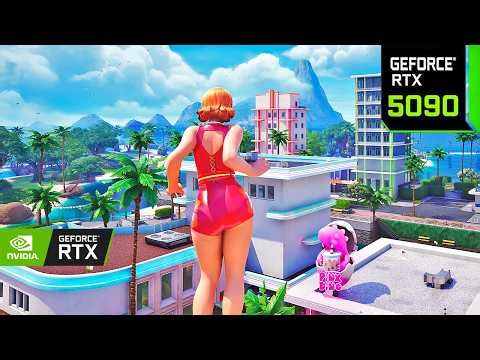 Fortnite 4K Max Graphics Zero Build Gameplay | Bikini Bottom Ice Spice Skin